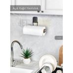 Kağıt Havluluk Paslanmaz Peçetelik Çelik Banyo Havluluk Düzenleyici Siyah