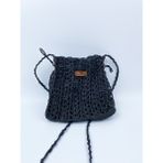 Kağıt Ip Kol Çantası+Telefon Çantası En 22 Cm Uzunluk 20 Cm Sap 127 Cm Siyah - Çok Renkli