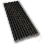 Kağıt Kaplı Siyah Kağıt Pipet - 100 Adet