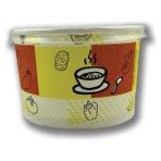 Kağıt-karton Çorba Kâsesi 16 Oz Şeffaf Kapaklı - 1000 Adet