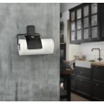 Kağıt Rulo Havluluk Peçetelik Havlu Kağıtlık Mat Siyah Banyo Mutfak Düzenleyici