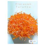 Kağıtmarket powered by Nota 250 gr Zigzag Kağıt, Kırpık Kağıt, Kırpıntı Kağıt - Florasan Turuncu + Beyaz