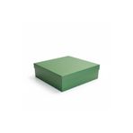 Kağıtmarket powered by Nota YEŞİL HEDİYE KUTUSU 25 X 25 X 8 Cm * KREM KIRPINTI KAĞIT HEDİYELİDİR