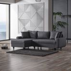 Kagu Corner Flavıa Kose Takımı Koyu Grı
