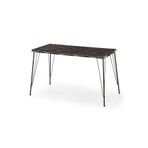 Kagu Ruby Mutfak-Cafe Masa Siyah Mermer 60x120 Cm