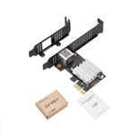 Kahdsvby 1 set 2.5 g bağlantı noktalı Gigabit LAN kartı güç bağlantı noktası 2500 M masaüstü oyun sunucusu LAN kartı IO-PCE225 PCB