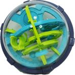 Kahraman Oyuncak Maze Ball 120 Engel Parkur Labirent Topu Mavi Yeşil 12CM Çap - Renkli