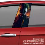 Kahraman Ve Psikopat Oto Sticker - Yeni Nesil Hd Baskı Kalitesi Araba Kapı Direkleri Kaplama Folyosu - Tuning Modifiye Aksesuar