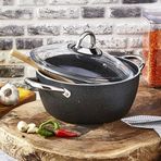 Kahramanlar 3407 26 No Stone Black Derin Tencere
