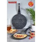 Kahramanlar Döküm Krep Tavası 28 cm Yapışmaz Özellikli 2'li Set