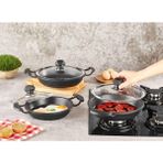 Kahramanlar Döküm Sahan Set 18/20/22 cm - Siyah