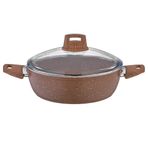 Kahramanlar Fiesta Kahverengi 24 cm Derin Tencere