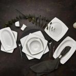 Kahramanlar Soft Karebone 55 Parça Yemek Takımı