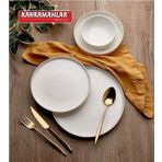 Kahramanlar Zühre Gold Yaldızlı 55 Parça Yemek Takımı