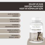Kahu Naturals Joints&mobility, Glukozamin, Kondritin, Msm, Kolajen, Kedi ve Köpek, 60 Tablet