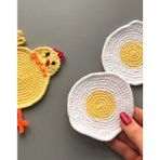 Kahvaltı Bardak Altlığı Kahvaltı Tema Hediye 2+1'lı Set Runner & Amerikan Servisi-Supla