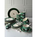 Kahvaltı Takımı Bird Green 48 Parça 6 Kişilik