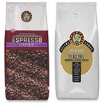 Kahve Dünyası 1 kg Espresso Çekirdek Kahve ve 1 kg Fındık Aromalı Çekirdek Kahve Fırsat Paketi