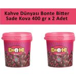 Kahve Dünyası 400 gr Bonte Bitter Sade Kova Çikolata