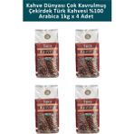 Kahve Dünyası Çok Kavrulmuş Türk Kahvesi 1 kg x 4 Adet - 100 gr