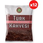 Kahve Dünyası Çok Kavrulmuş Türk Kahvesi 100 gr x 12 Adet Türkiye Menşeli Lezzetli Kahve