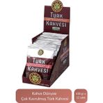 Kahve Dünyası Çok Kavrulmuş Türk Kahvesi 100 gr x 12 Yoğun Aroma ve Taze Çekilmiş