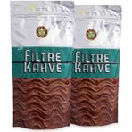 Kahve Dünyası Filtre Kahve 250 gr - 2'li Paket Taze Çekilmiş Aromalı Lezzetli Kahve - 500 gr