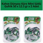 Kahve Dünyası Küre Mini Sütlü Gofrik 50 x 12.5 gr x 2 Adet - 1 Adet