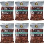 Kahve Dünyası Orta Kavrulmuş Türk Kahvesi 100 gr 6'lı Paket Taze Çekilmiş Lezzetli Aroma
