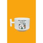 Kahve Içmek Bana Iyi Gelecek Baskılı T Kupa - Beyaz - 199 ml