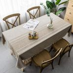 Kahve Kahverengi Masa Örtüsü 110x240 cm Kırışmaz Su Geçirmez İç ve Dış Mekan Kullanımı Dayanıklı Mutfak Örtüsü Yemek Partileri ve Etkinlikleri için Mükemmel