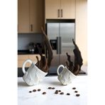 Kahve Köşesi 2'Lİ Dökülen Kahve Dekor Set Biblo 20,5 cm, 17,5 cm, 23b452evrw