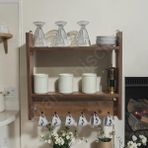 Kahve Köşesi, Baharatlık, Mutfak Rafı - (6 Askılı)