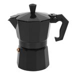 Kahve Makinesi, Cappuccino veya Latte için Ergonomik Saplı 300ML 6 Fincan Kapasiteli Set Üstü Espresso Makinesi, Gazlı Soba, Elektrikli Soba için Taşınabilir Cezve, Alüminyum