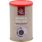 Kahve Tiryakisi 250 gr Teneke Damla Sakızlı Türk Kahvesi