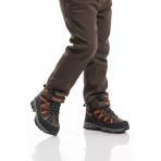 Kahve Turuncu Polarlı Erkek Çocuk Sneaker Bot