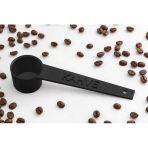 Kahve Yazılı Kahve Ölçü Kaşığı , Espresso , Filtre Kahve , Set,Renk Seçenekli,Siyah (1 Adet)