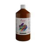 Kahverengi Akrilik Boya 1000GR - 000-Siyah