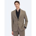Kahverengi Çizgili Comfort Fit Takım Elbise