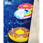 Kahverengi Donut Şekilli Şişme Bardak Tutucu Keyifli Anlar Için - Ahşap - Ceviz - Seçenek 1