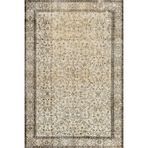 Kahverengi Klasik Pamuk Makinada Yıkanabilir Kaymaz Taban Dijital Makine Baskı Salon Halı-I-Srk_Vintage-141-120x200
