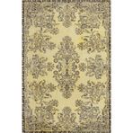 Kahverengi Klasik Pamuk Makinada Yıkanabilir Kaymaz Taban Dijital Makine Baskı Salon Halı-I-Srk_Vintage-218-100x300
