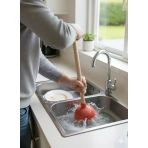 Kahverengi - Klozet, Banyo Ve Lavabo Gider Açma Pompası