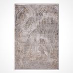 Kahverengi Modern Viskon Modern Geometrik Etnik Desenli Boho Makinada Yıkanabilir Hav Toz Vermez Leke Tutmaz Kaymaz Taban Dijital Makine Baskı Halı Oturma Odası Salon Yolluk Koridor Mutfak Halısı