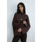 Kahverengi Olivia Bluz - 40