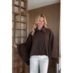 Kahverengi Pelerin Model Trençkot - 7603 - Standart