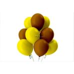 Kahverengi-Sarı Pastel Soft Balon 50 Adet + 5 Metre Balon Zinciri