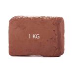 Kahverengi Seramik Hamuru 1 Kg Kırmızı Seramik Çamuru Toprak Doğal Kırmızı Kil Oyun Hamuru Çamuru
