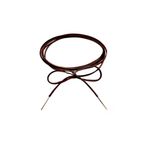 Kahverengi Süet Kadın Bağcıklı Choker Kolye BS2634