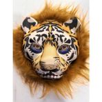 Kahverengi Yeleli Saçlı Peluş Aslan Maskesi Mega Peluş 23 No (4887)
